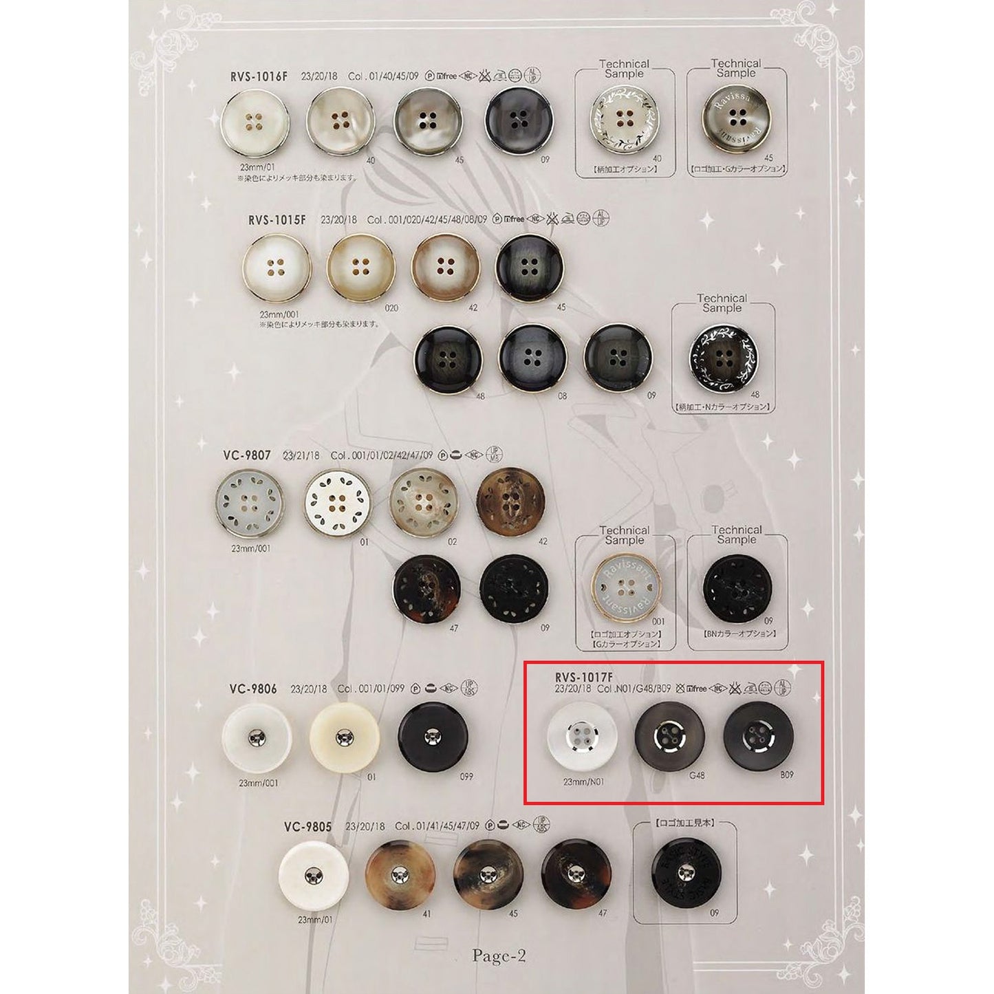 RVS1017F 组合按钮样品