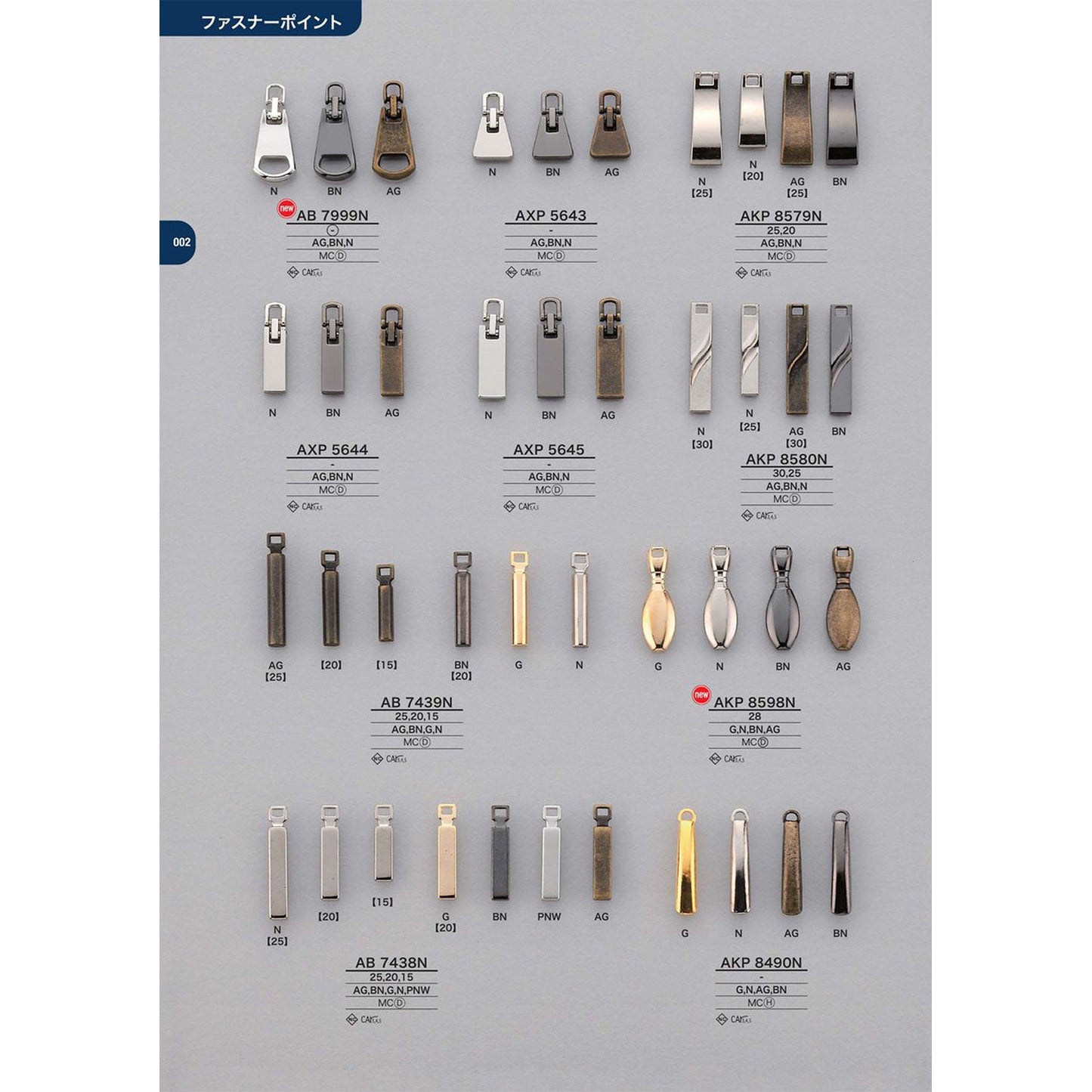 AXP5644 Plated fastener point