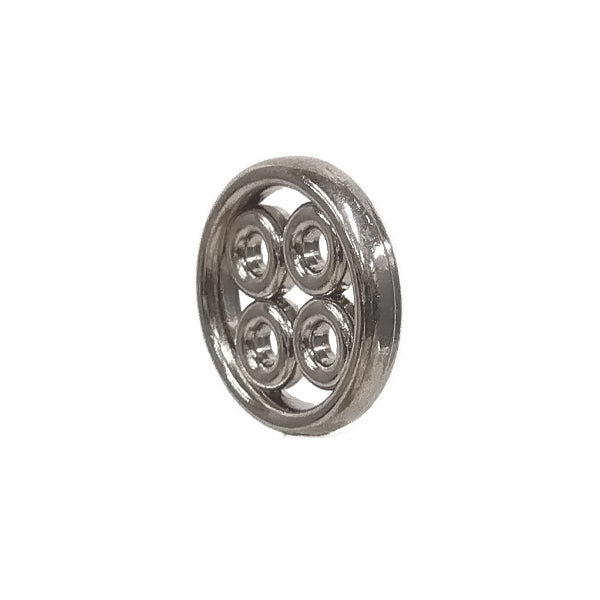 DM2220 サンプル 2つ穴 金属ボタン