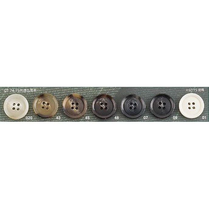GT75 Polyester Button