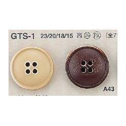 【廃番】GTS1 4つ穴 フチあり ナイロンボタン