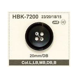 HBK7200 4-hole border with buffalo button