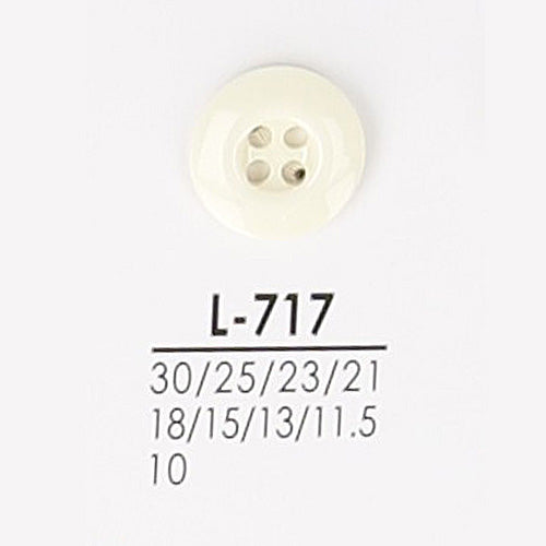 L717 Bordered 4-hole Lacto Button