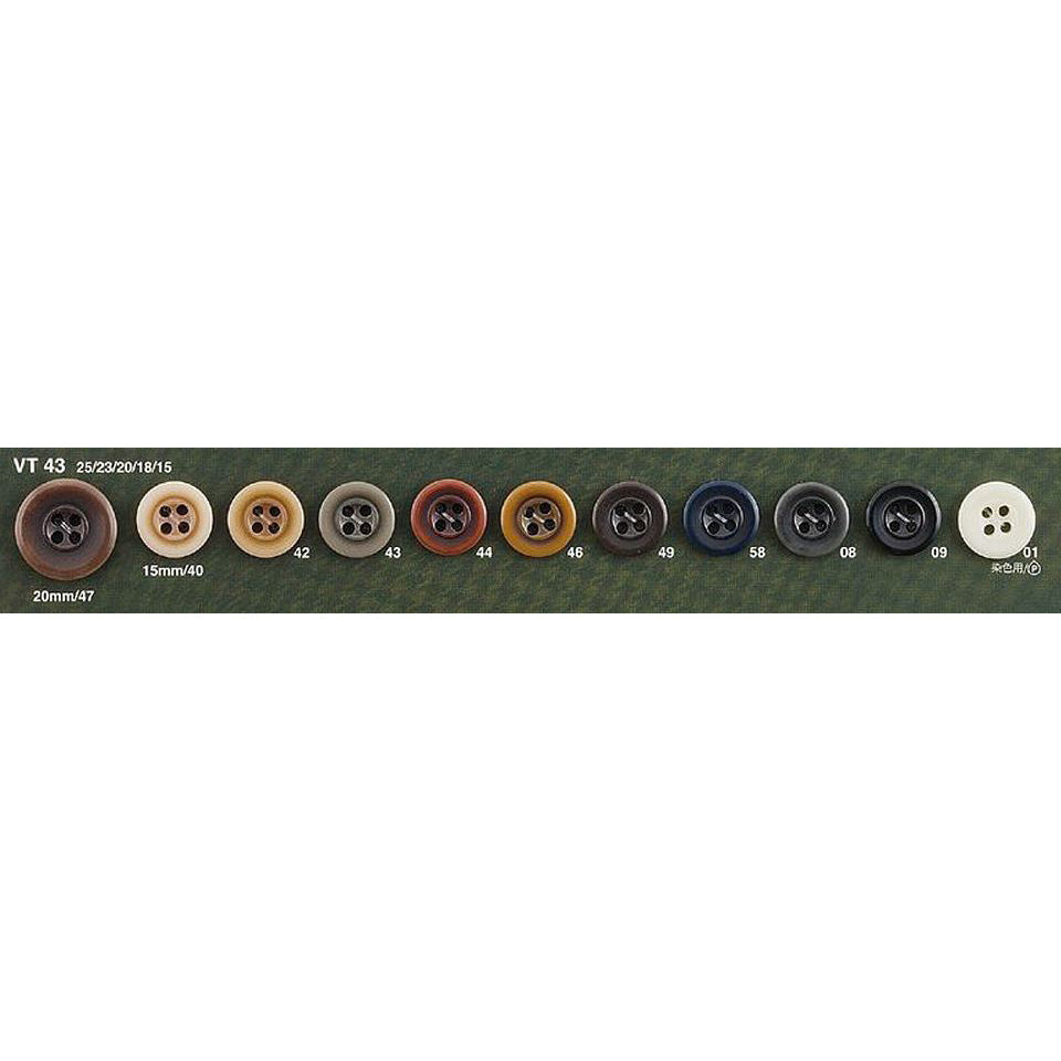 VT43 Polyester Button