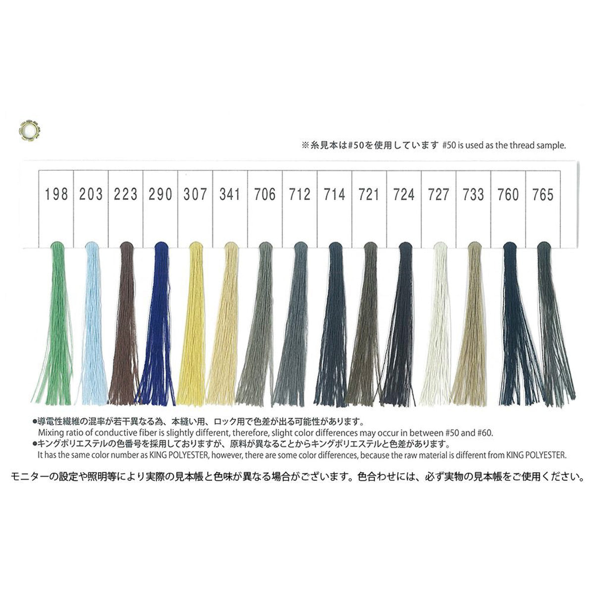 E-guard(イーガード) 5000m巻 ロック用 ミシン糸