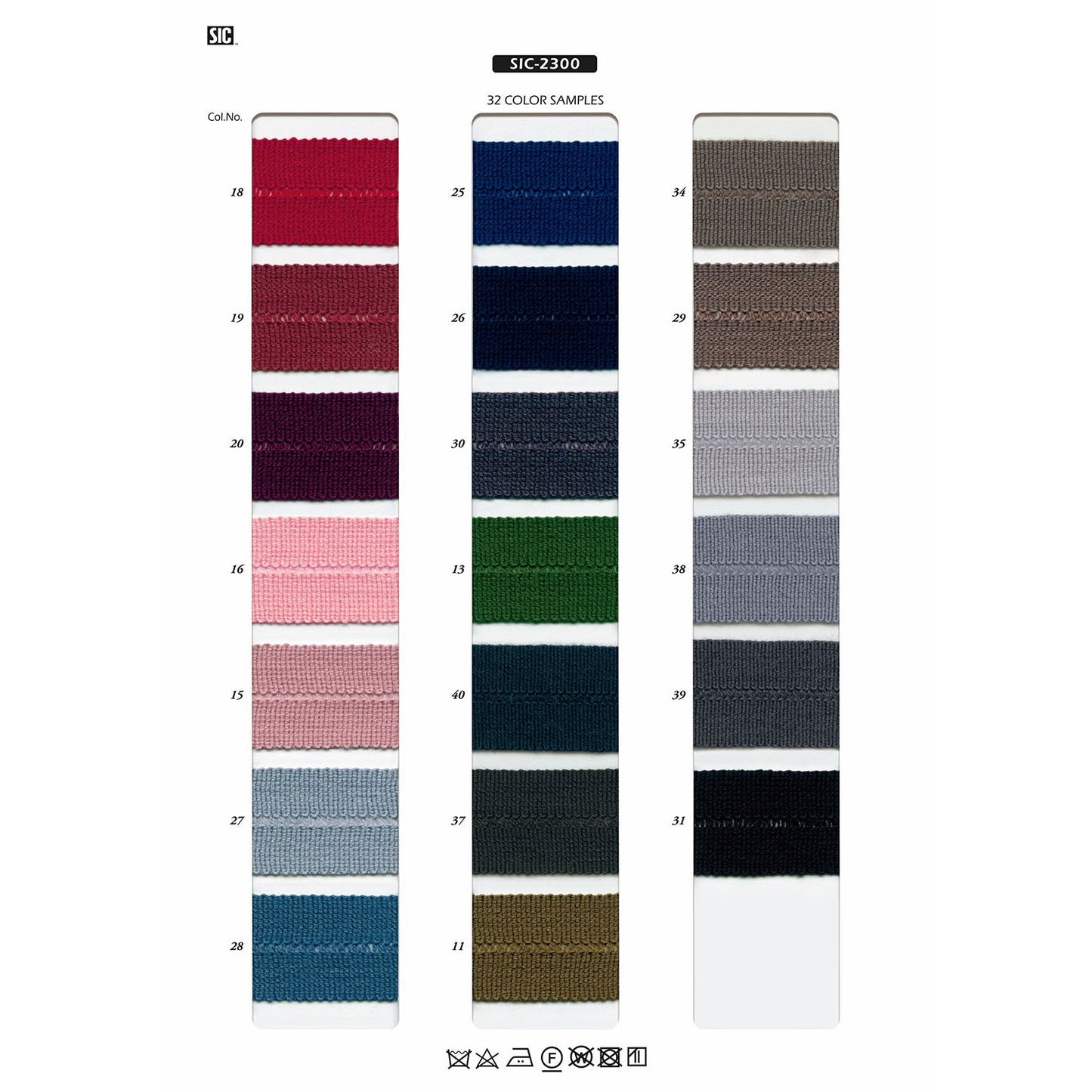 SIC-2300 Sample Wool Knit Binder Tape
