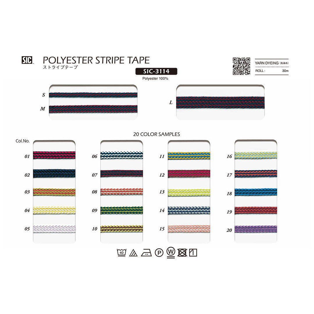 SIC-3114 Sample Stripe Tape