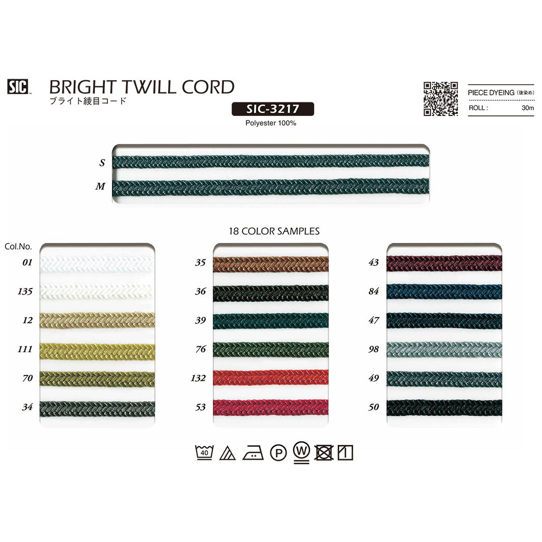 SIC-3217 Sample Bright Twill Cord