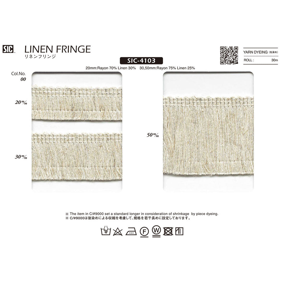 SIC-4103 Sample Linen Fringe