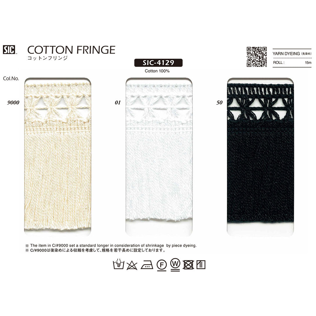 SIC-4129 Sample Cotton Fringe
