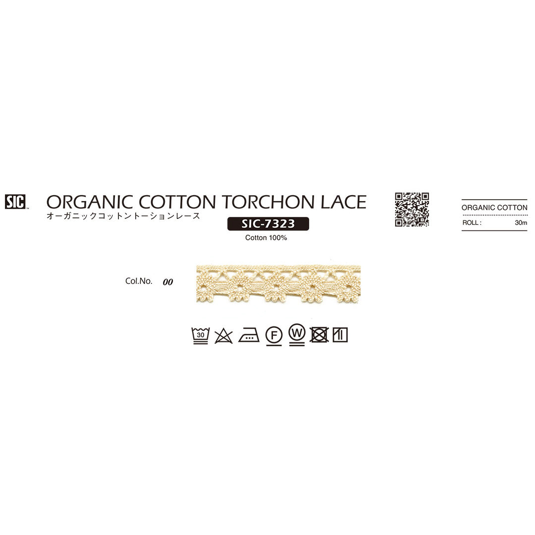 SIC-7323 Sample Organic Cotton Torsion Lace