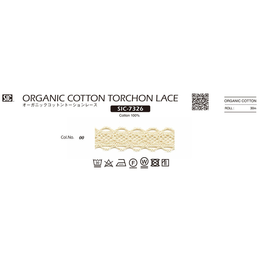 SIC-7326 Sample Organic Cotton Torsion Lace
