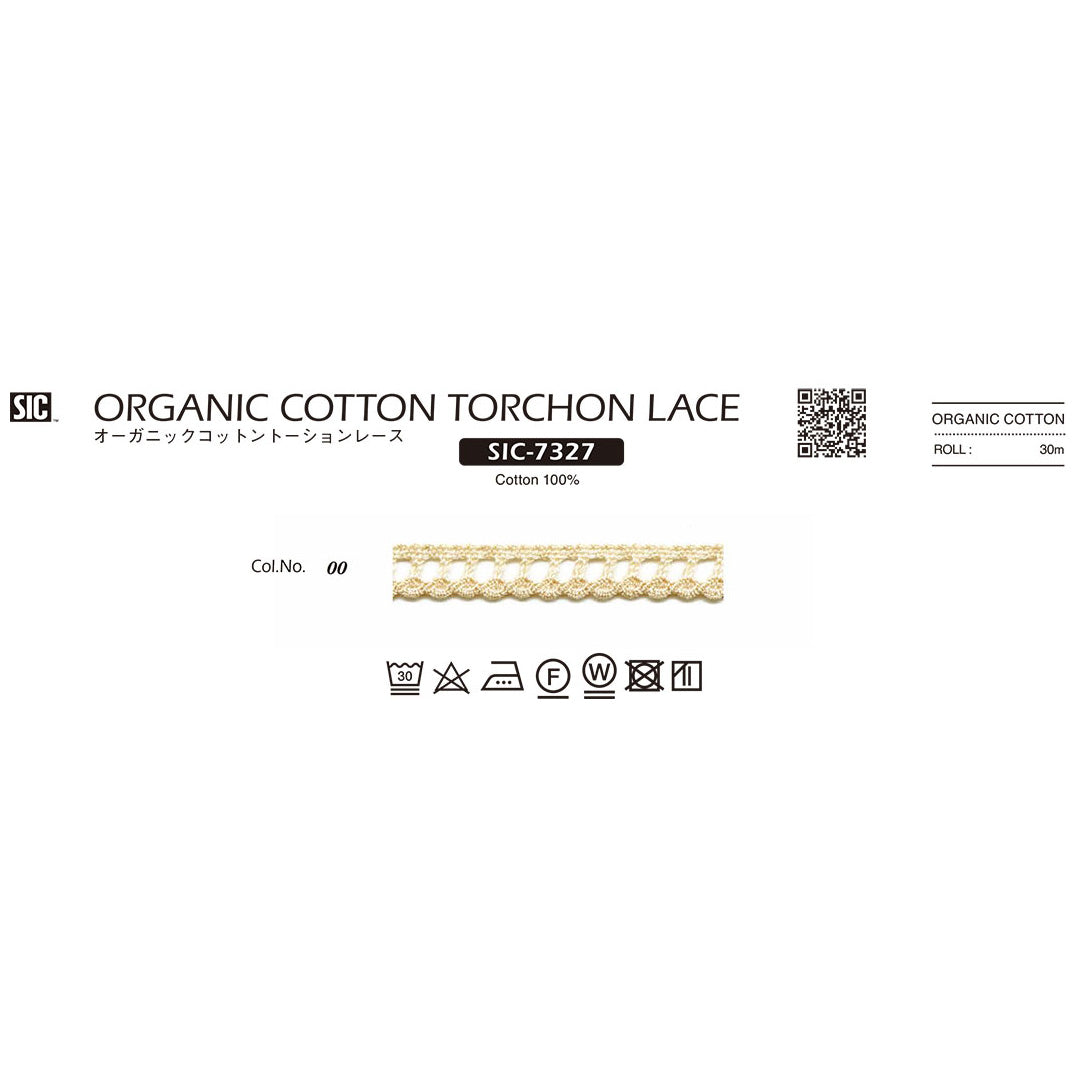 SIC-7327 Sample Organic Cotton Torsion Lace
