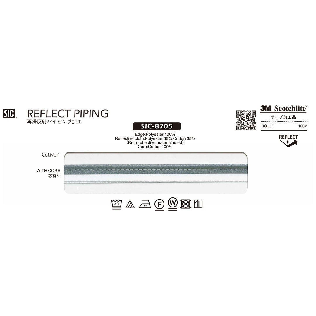 SIC-8705 Sample Retroreflective piping processing