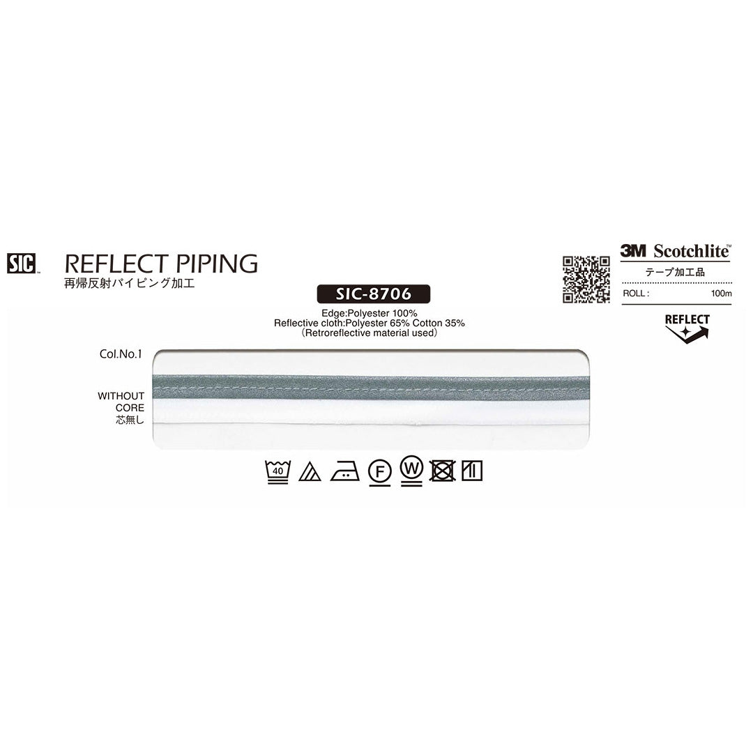 SIC-8706 Sample Retroreflective piping processing