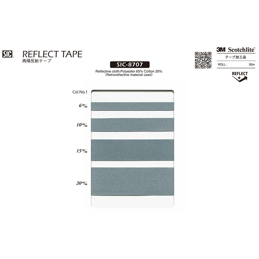 SIC-8707 Sample Retroreflective Tape