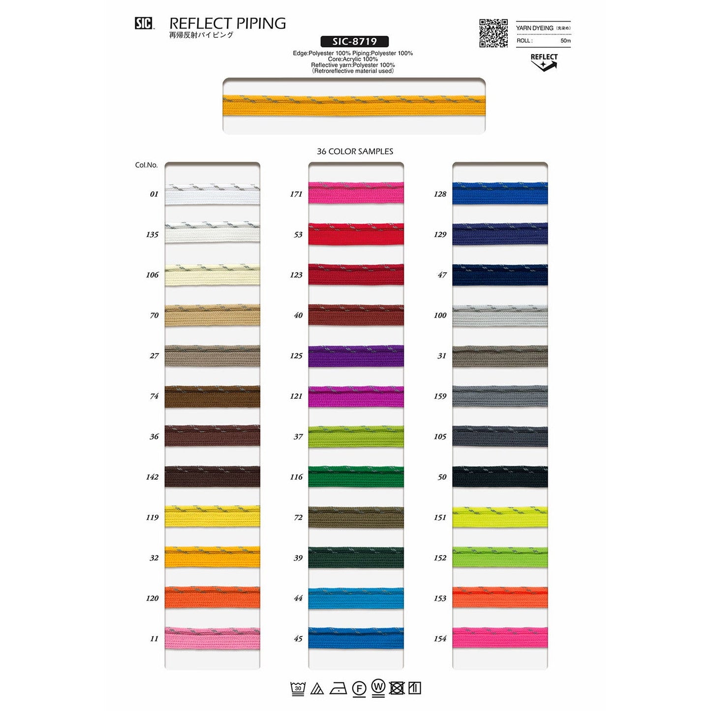 SIC-8719 Sample Retroreflective Piping