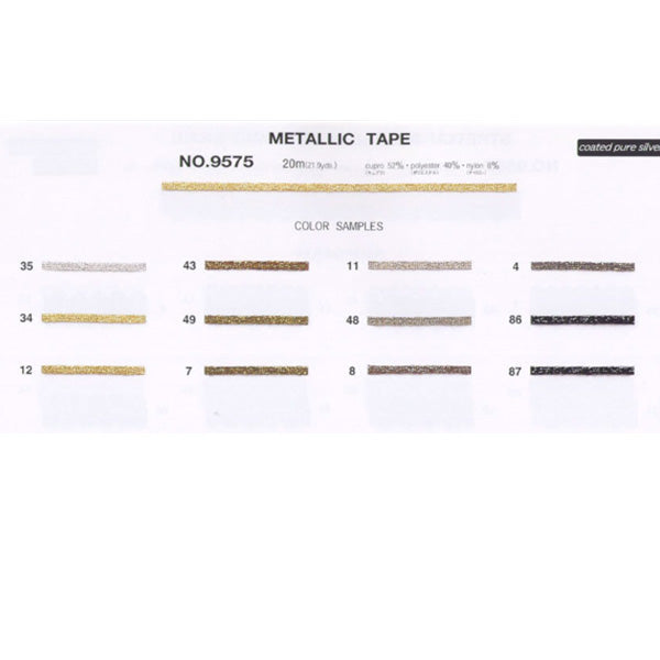 9575 Sample Metallic Tape