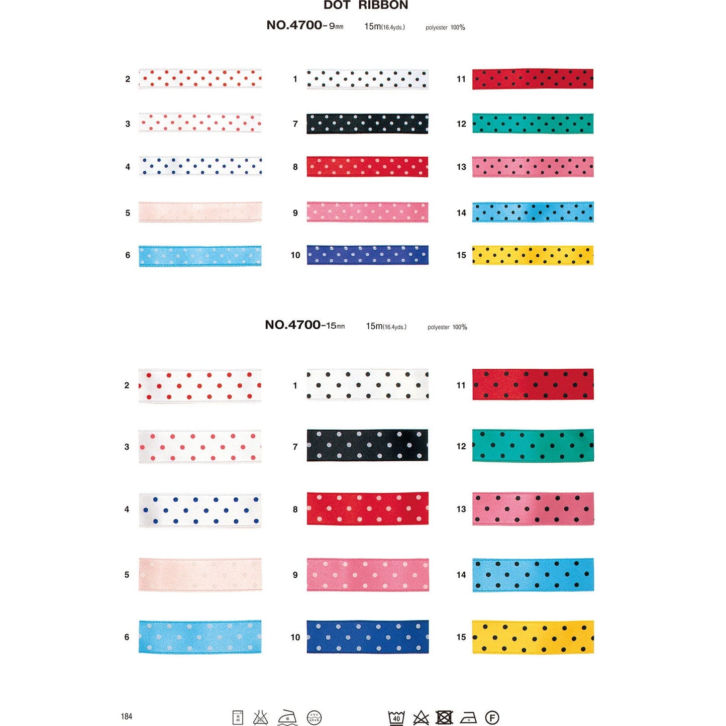 4700-3mm Sample Dot Ribbon