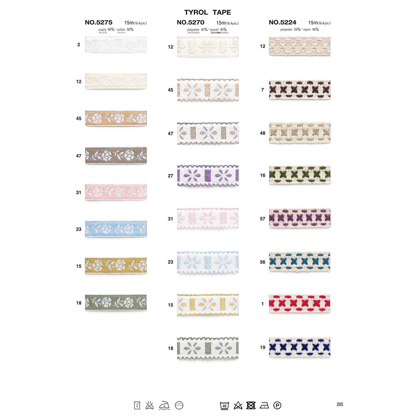 5270 Sample Tyrol Tape