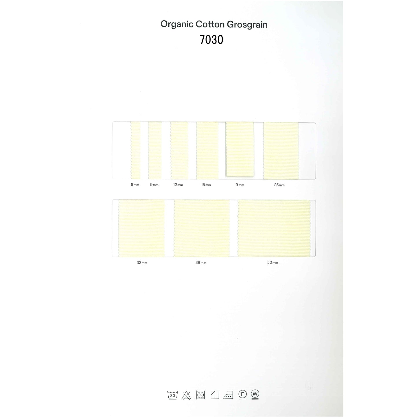7030-19mm有机棉罗缎带