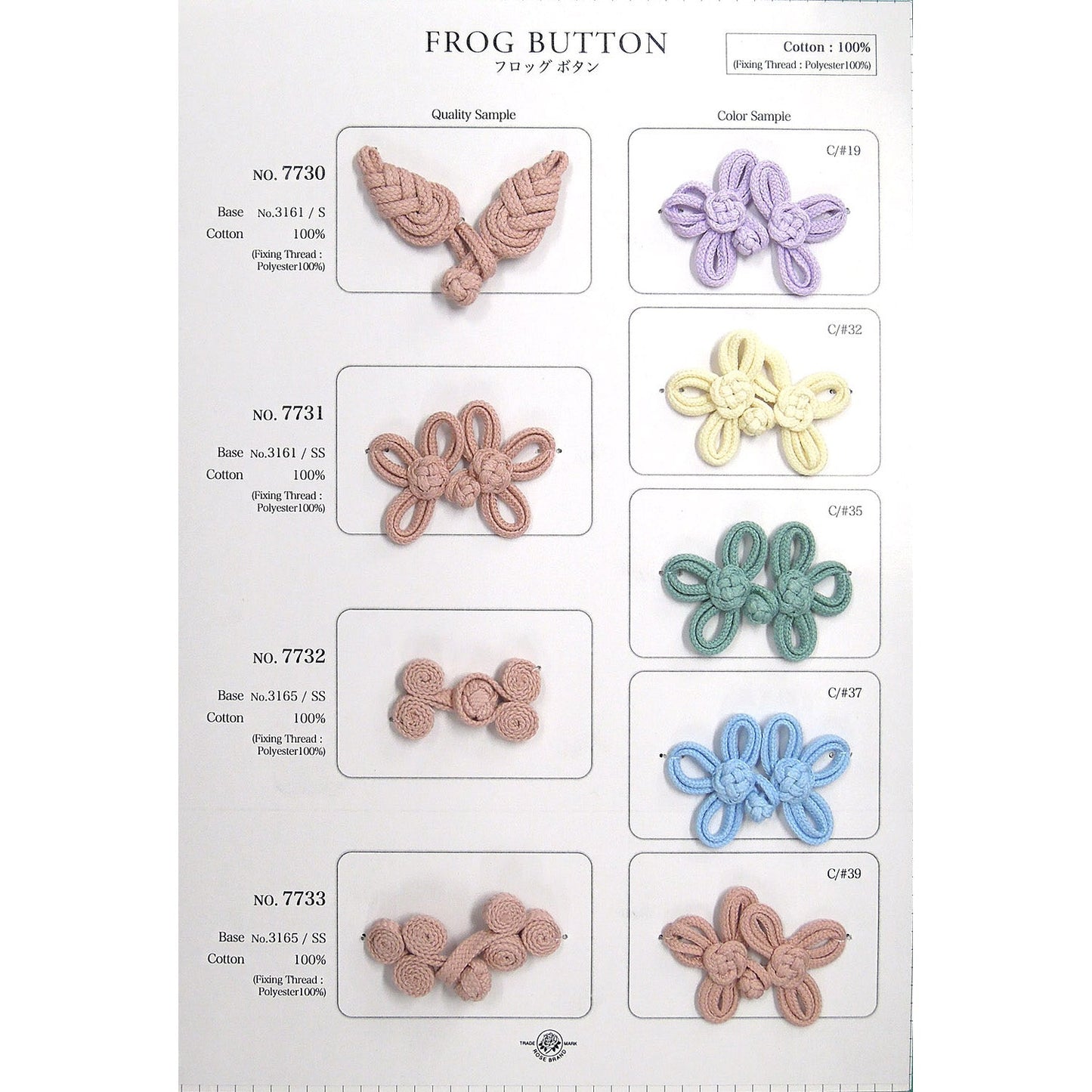 7731 Sample Frog Button