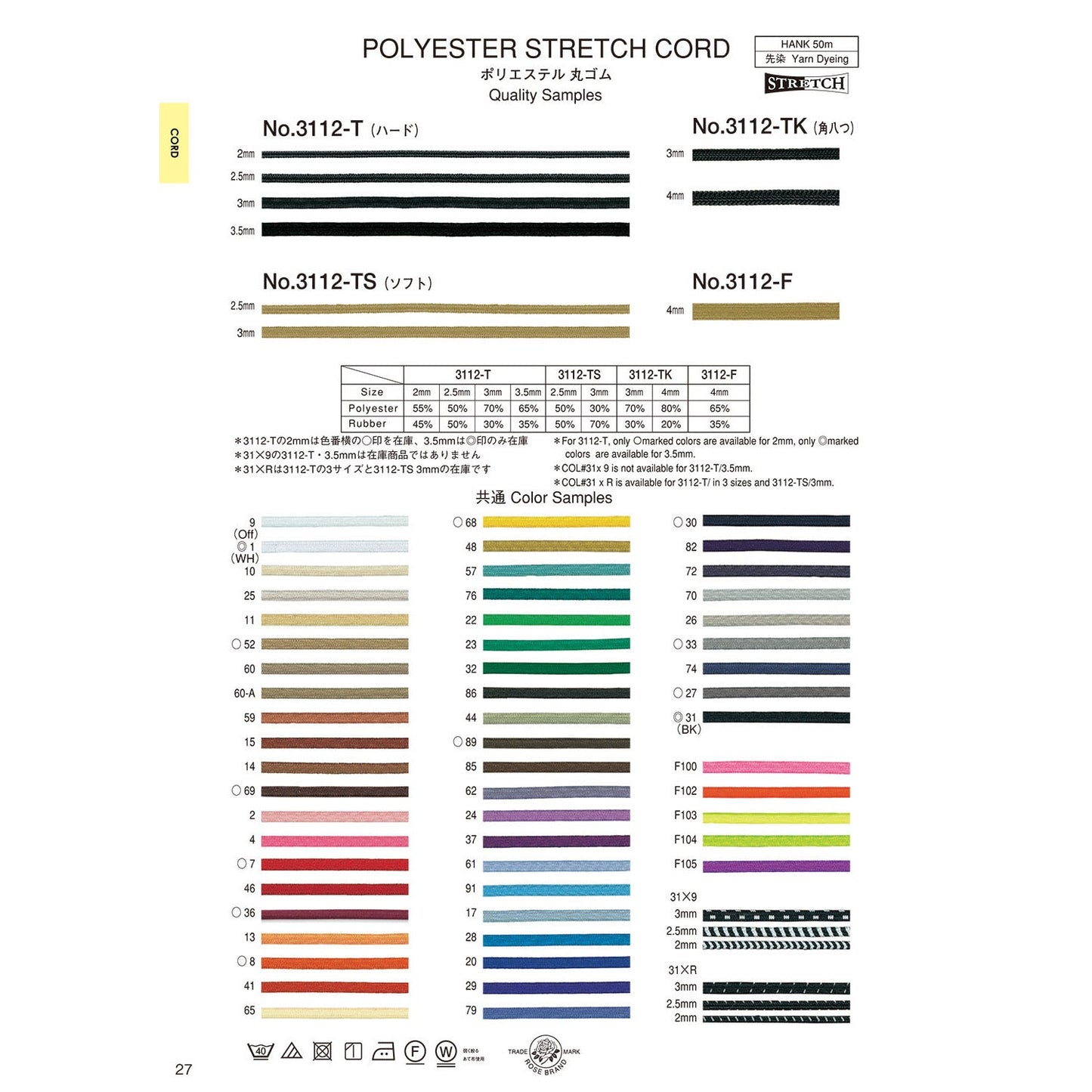 3112TS-3mm Sample Round Rubber