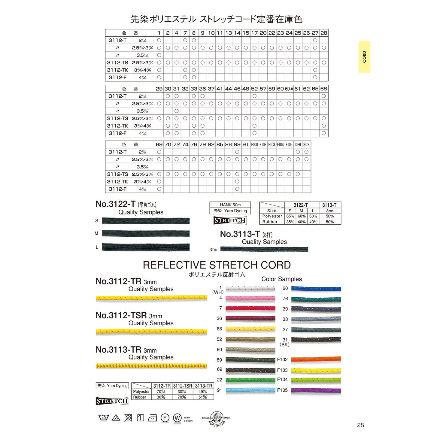 3112-TSR Sample Round Rubber