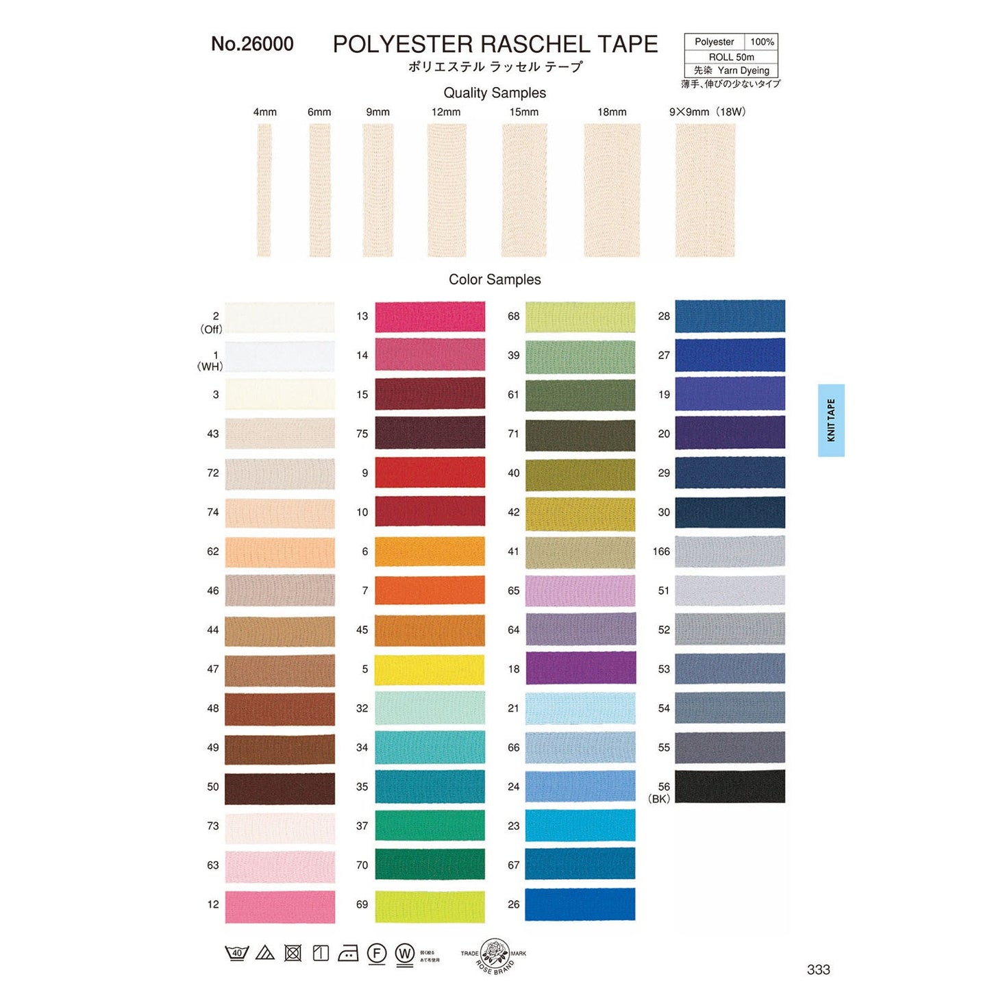 26000-6mm sample Russell tape