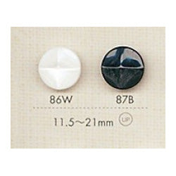 86W Polyester Patterned Button