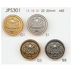 JPS301 Plated Buttons