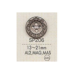 SP206 Plated Button