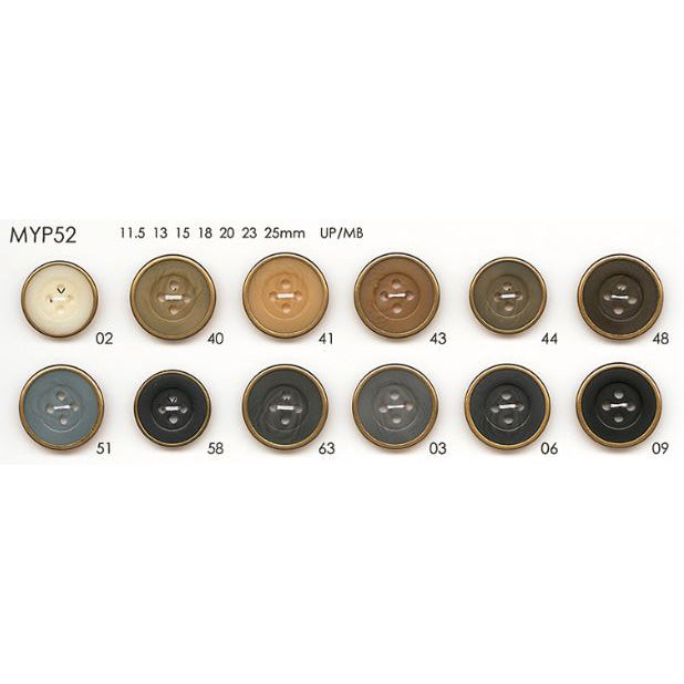 MYP52 Diamond horn button