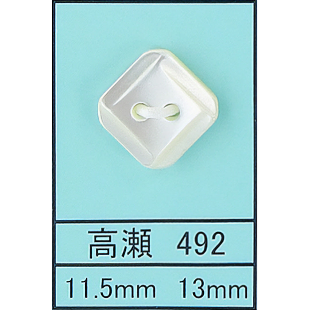 492 スクエア 貝ボタン サムネイル画像