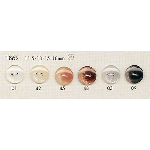 1869 Polyester Patterned Buttons