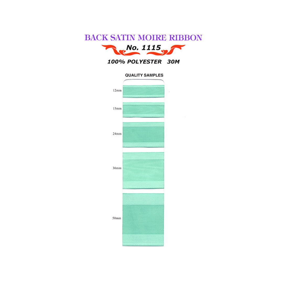 UR1115-15mm Sample Back Satin Moire