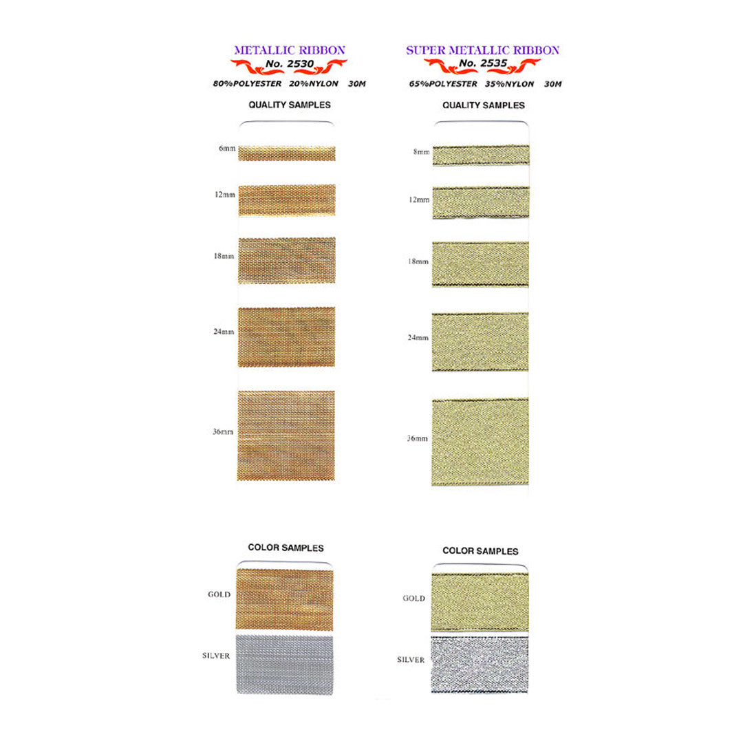 UR2530 Sample Metallic Ribbon