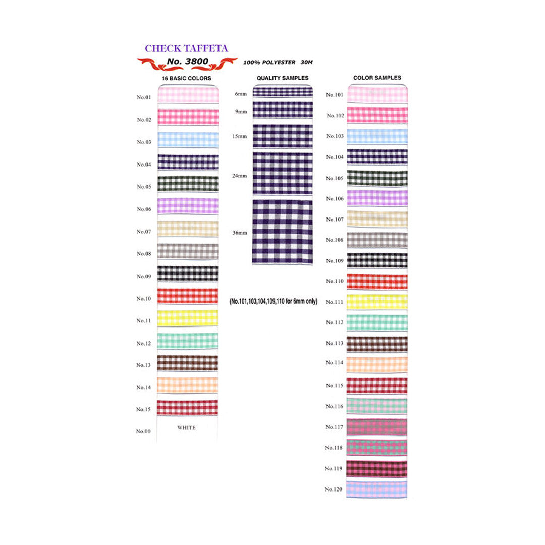 UR3800-15mm Sample Check Taffeta