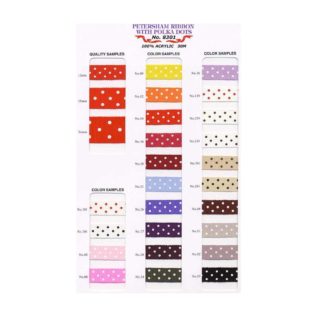 UR8301 Sample Acrylic Petasham Polka Dots