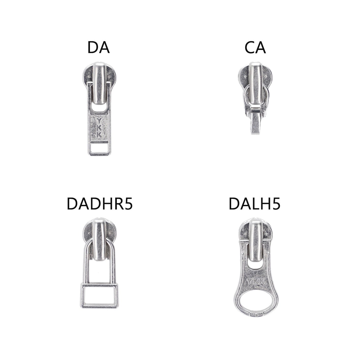 4MNCCA Manufacturer Order No. 4 Nickel Silver Fastener CA Metal Zipper