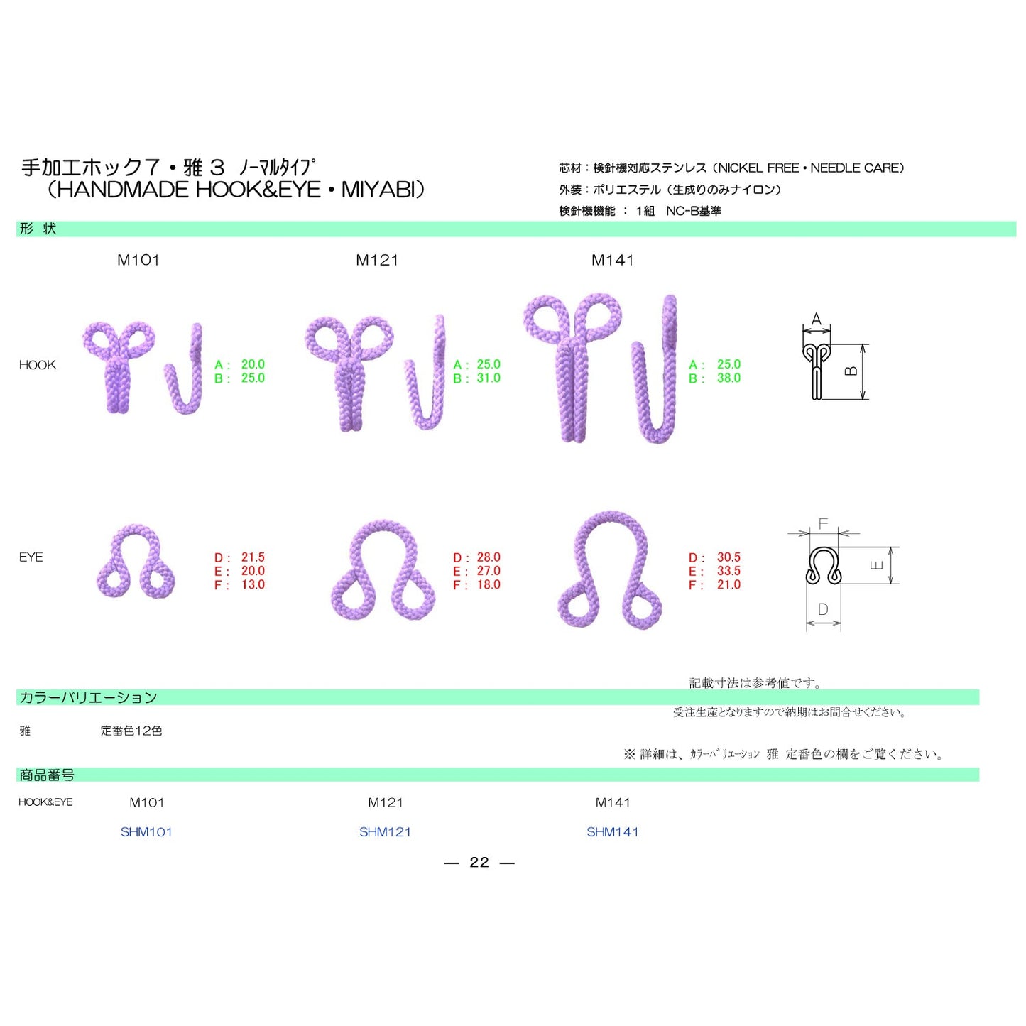 SHM101 Sample Miyabi Normal Type M101