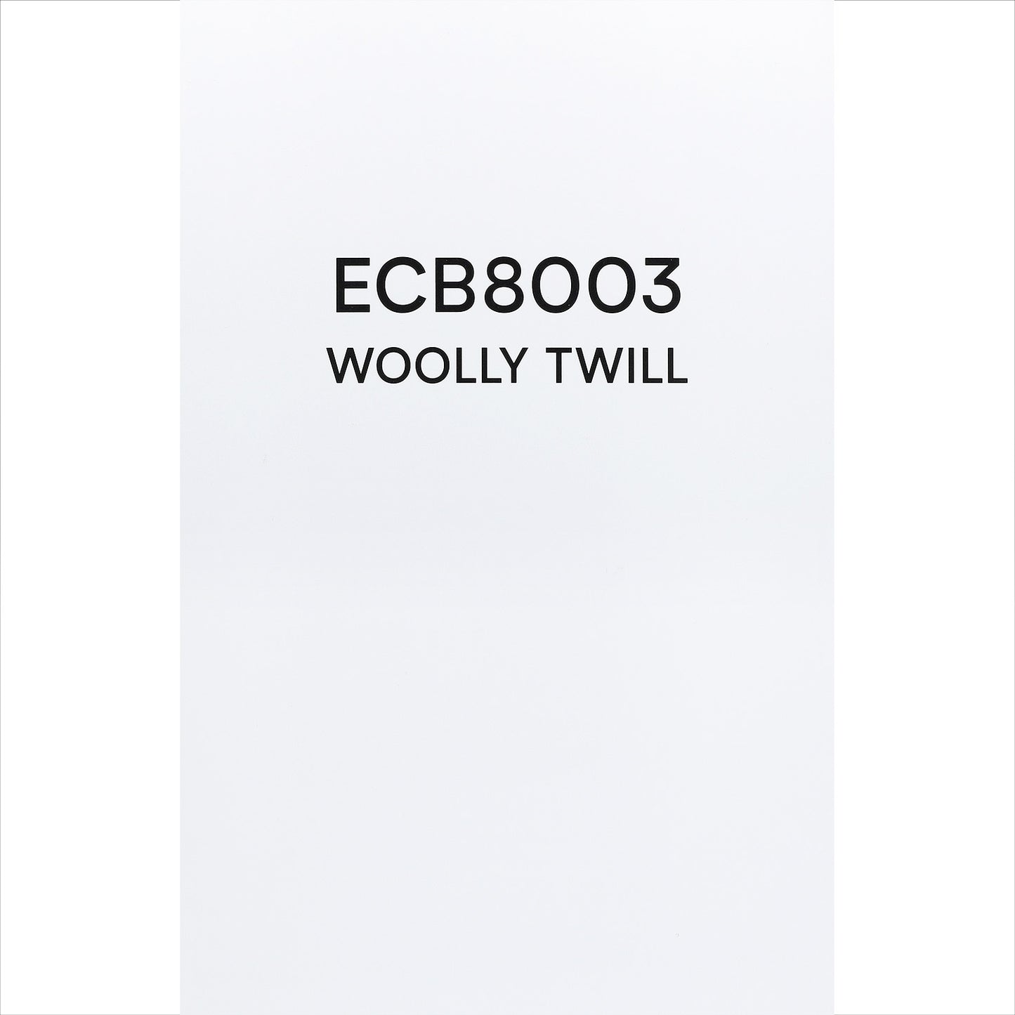 ECB8003 サンプル帳 エコブルーウーリーツイル広幅裏地