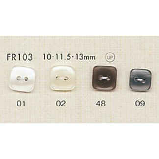 FR103 Poly Carved Button