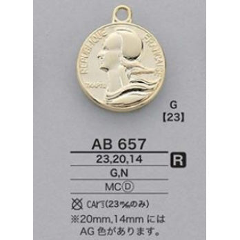 AB657 电镀光泽图案零件