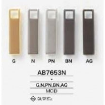 AB7653N Plated zipper point