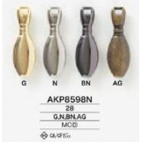 AKP8598N Plated zipper point