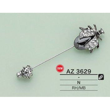 【廃番】AZ3629 メッキ ハットピン