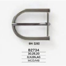 B2734 Plated sail-shaped buckle