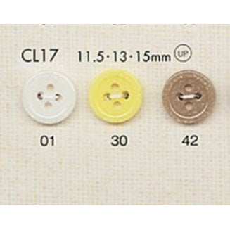 CL17 ポリ 柄入釦