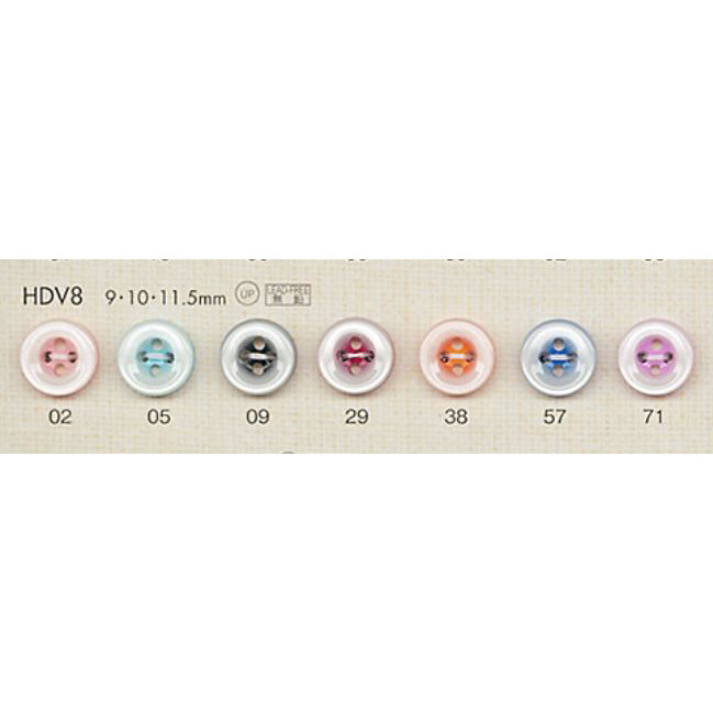 HDV8 Polyester Button